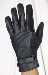 Black Leather Gloves