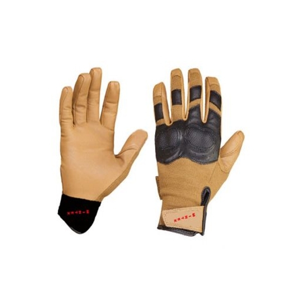 Double Hard Kunckle Gloves Coyote Color